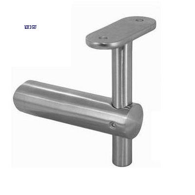 Fixed round-flat mount tube bracket