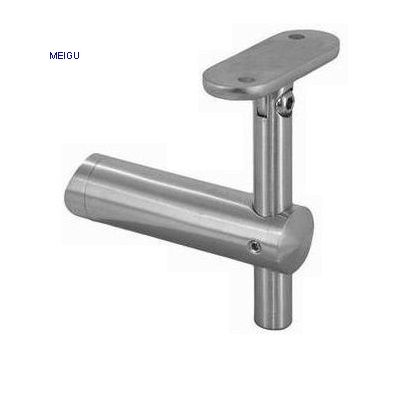 Adjustable round-flat tube mount bracket