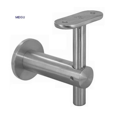 Wall mount bracket flat handrail