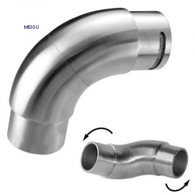 Adjustable flexible angle elbow