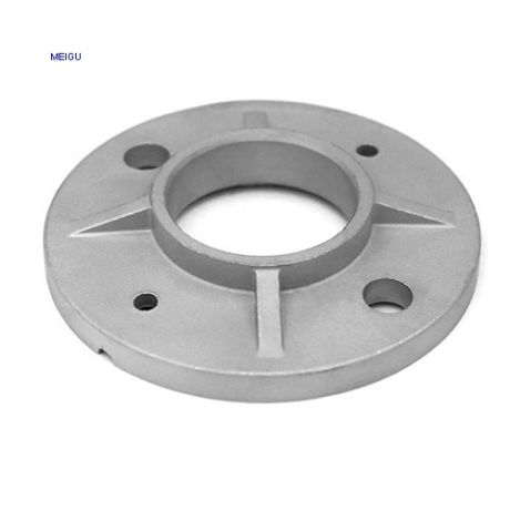 Base flange for round post